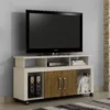 Rack Espanha Para TV Até 47 Polegadas Valdemóveis OFF WHITE/IPÊ