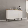 Balcão De Cozinha Valência 3 Portas 2 Gavetas Sallêto BRANCO