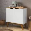 Buffet Prism 2 Portas BRANCO/CINAMOMO - Patrimar