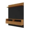 PAINEL NT 1165 TV ATÉ 55" POL PRETO/FREIJÓ - NOTÁVEL