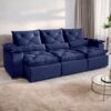 SOFA RETRATIL GRECIA 2,70 AZUL K80